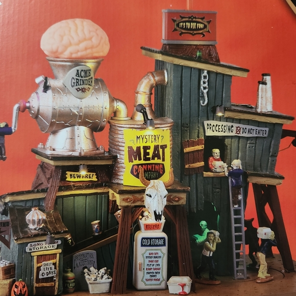 Lemax Spooky Town Mystery Meat Canning Co Halloween Village - Picture 6 of 7